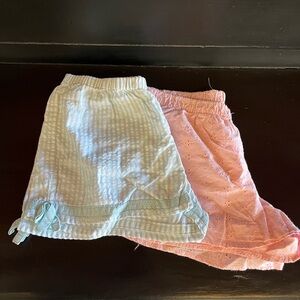Two pair pajama sleep shorts size small